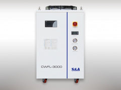 Industrial Refrigerated Water Chiller CWFL-3000 For Fiber Laser 3000W - BesCutter Laser Cutters and Engravers