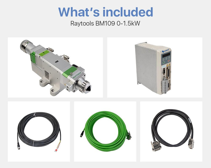 RayTools BM109 Series Auto-Focusing Laser Head for 1.5KW Fiber Laser Cutting Machines - BesCutter Laser Cutters and Engravers