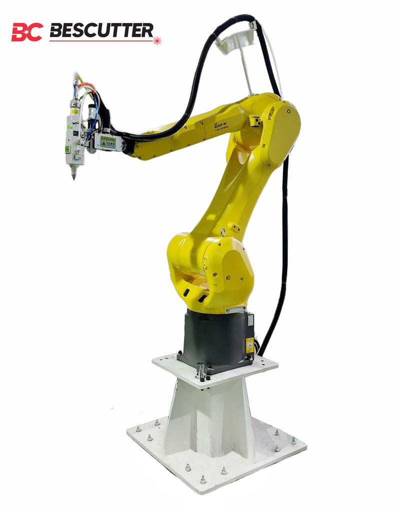 3D Robotic Cutter 3000w FANUC M-20iB High Accuracy Cutting Robot