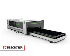 Wind 10030 (9.8 'x 33') | 6000W -15000W IPG | Fiber Laser Cutter Fully Enclosed with Hydraulic Shuttle Table