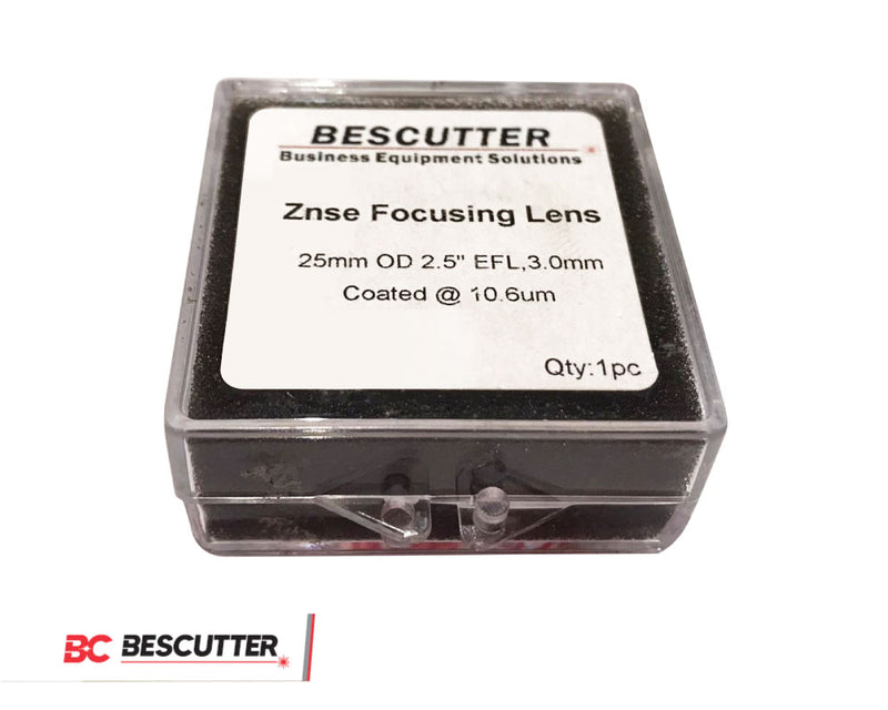 Zinc Selenide focus lens [1"/2"/2.5"/4"] for CO2 Laser Cutting & Engraving Machines - BesCutter Laser Cutters and Engravers