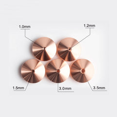 Copper Nozzles for WSX Fiber Laser Head - BesCutter Laser Cutters and Engravers