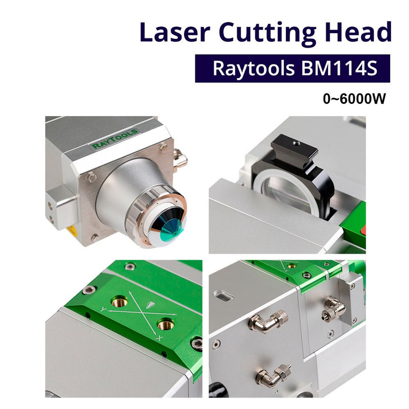 Fiber Laser Cutting Machine RayTools BM114S Series 6KW Auto-Focusing Laser Cutting Head - BesCutter Laser Cutters and Engravers