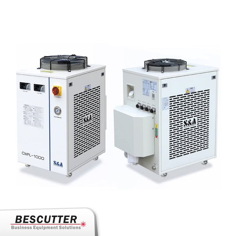 Industrial Refrigerated Water Chiller CWFL-1000BN For Fiber Laser 1000W - BesCutter Laser Cutters and Engravers