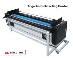 ALL SYSTEM INCLUDED BESCUTTER FABRIC CUTTING EXPERT 71''X39'' CO2 LASER CUTTER & ENGRAVER 150W WITH CAMERA POSITIONING, CONVEYOR BELT AND EDGE AUTO-DETECTING FEEDER - BesCutter Laser Cutters and Engravers