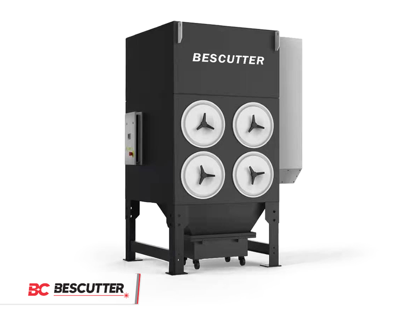 BesCutter 4-6 Core Dust Collector for Fiber Laser Cutting Machine - BesCutter Laser Cutters and Engravers