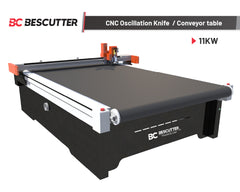 CNC Oscillation Knife 11KW | Conveyor table