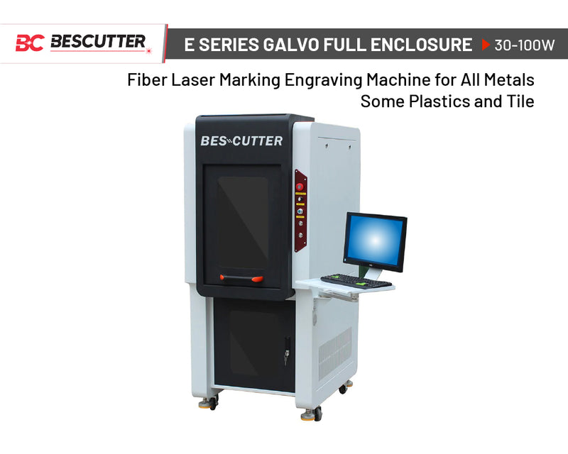Deep Engraving Metal Fiber Laser Marking Machine 3D Laser