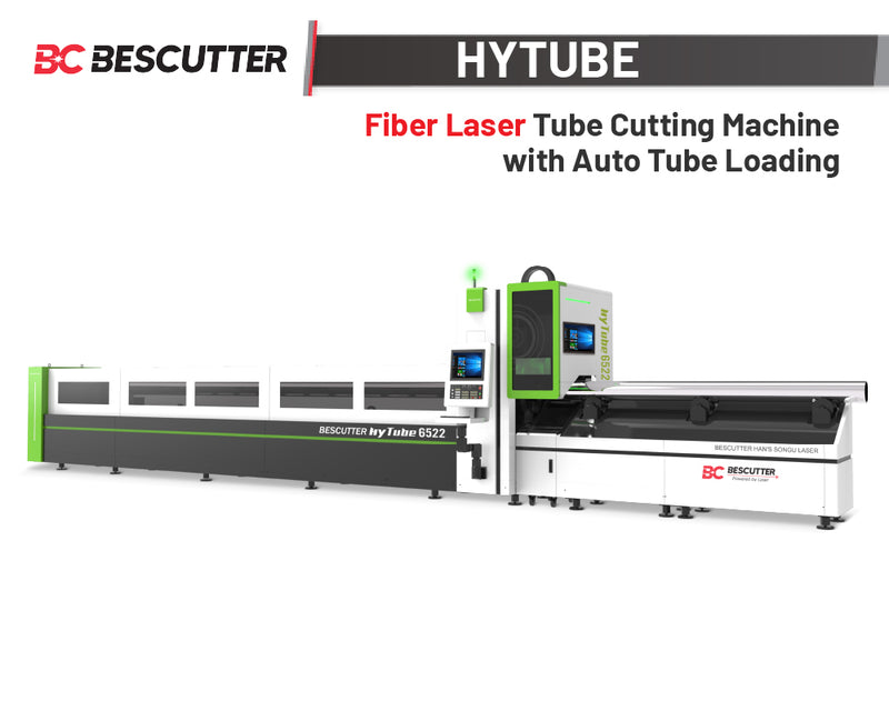 HYTUBE 2000W - 6000W IPG | Fiber Laser Tube Cutting Machine with Auto Tube Loading