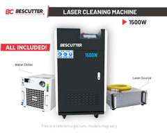 BesCutter Portable 1500W Laser Cleaning Machine - BesCutter Laser Cutters and Engravers